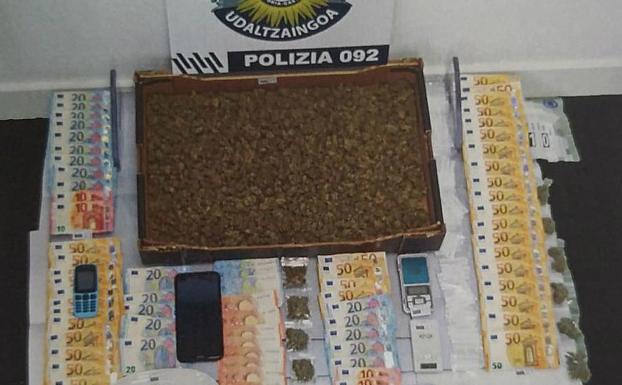 Detenido un hombre en Vitoria por traficar con marihuana