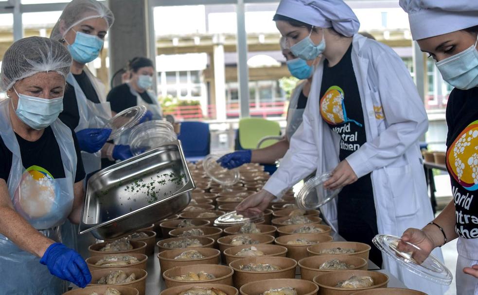 Comida para frenar el hambre en Bizkaia