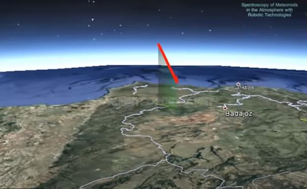 Una bola de fuego sobrevuela España a 54.000 km/hora