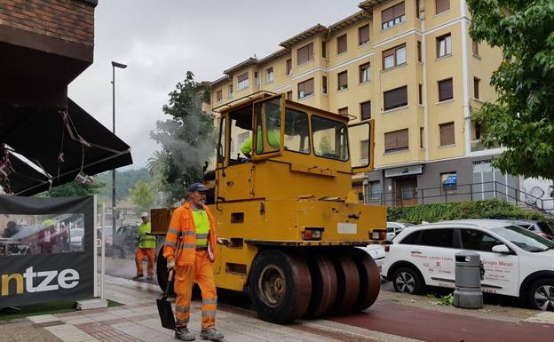 Llodio invertirá 291.000 euros en el asfaltado de una docena de calles