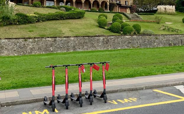 Una red conjunta de 90 patinetes eléctricos funcionará en Getxo, Sopela y Berango