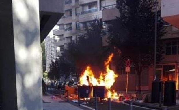 En libertad los dos detenidos en los altercados durante el mitin de Vox en San Sebastián