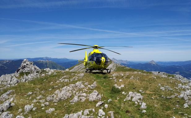 Fallece un montañero de un infarto en el monte Arriurdin, en Oñati