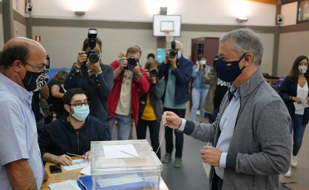 Urkullu asegura que «con seguridad y respeto se puede votar sin problemas»