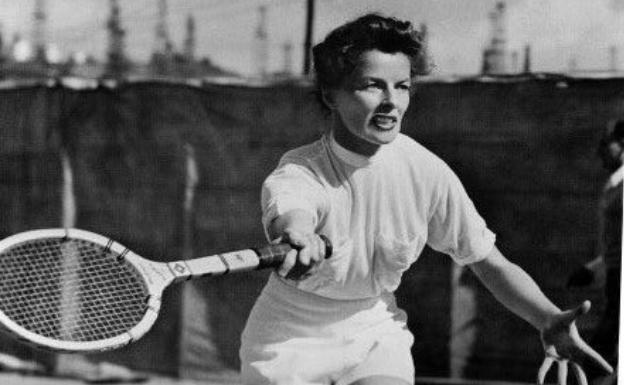 Katharine Hepburn, de no ser actriz habría destacado como deportista