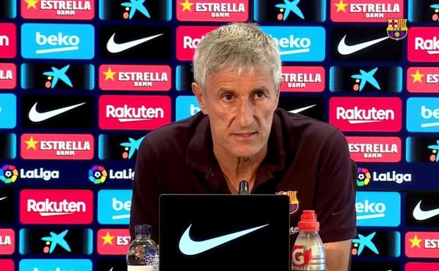 Setién: «Me veo entrenando al Barça la próxima temporada»