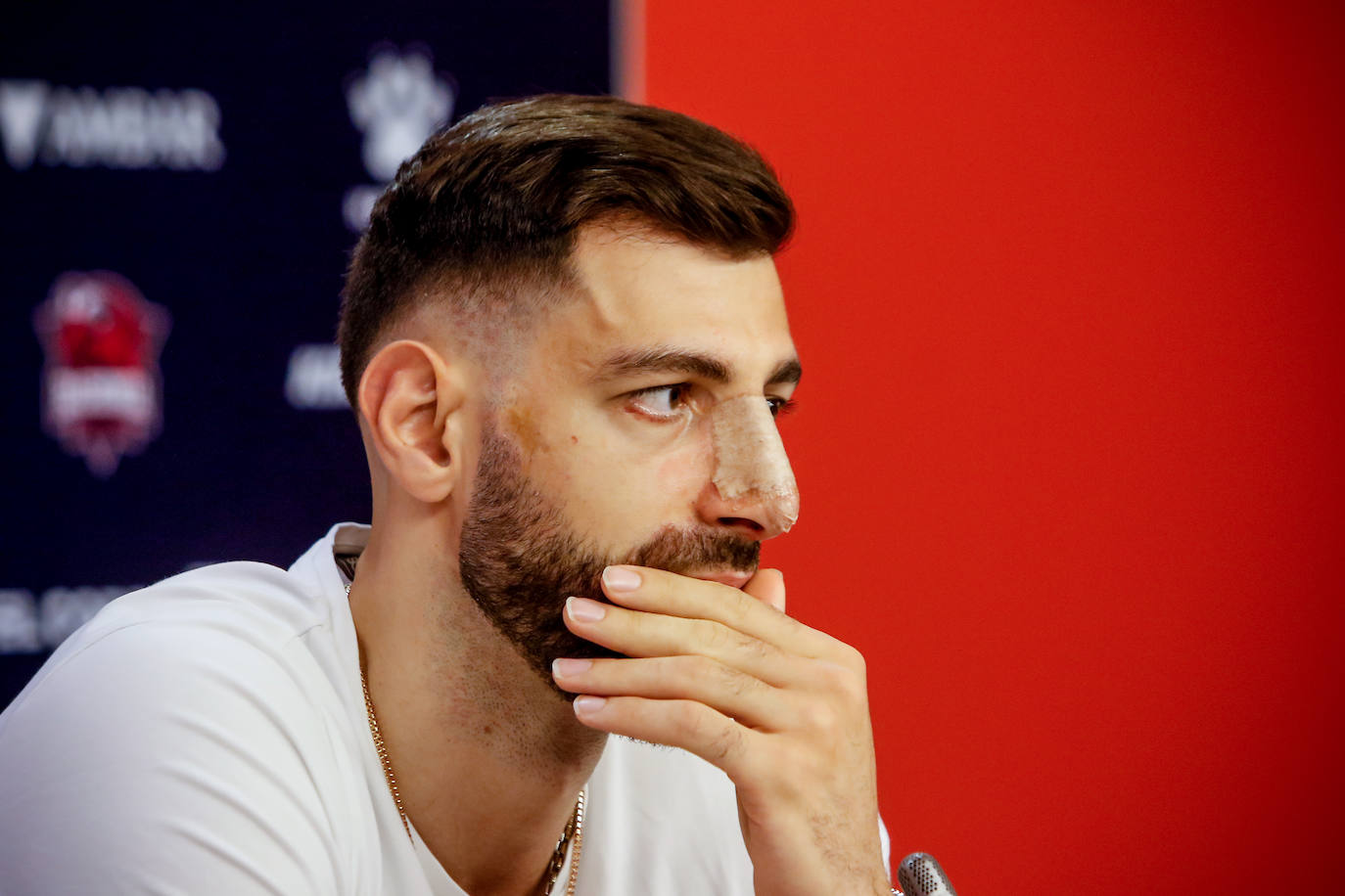 La despedida de Shengelia, en imágenes