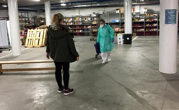 En Santurtzi aumenta en un 18% la demanda de ayuda social de alimentos