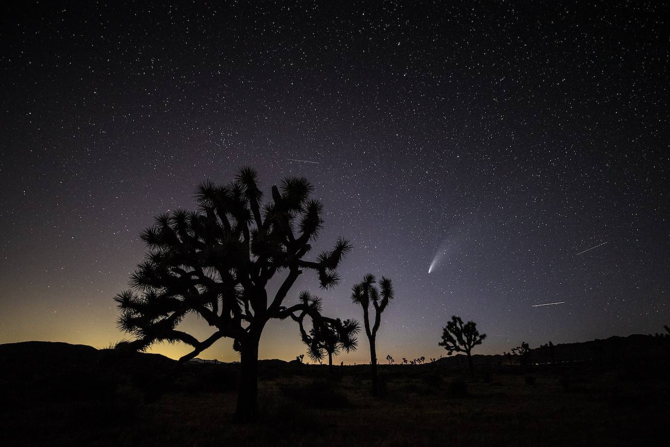 El paso del cometa Neowise desde la Tierra, algo que no ocurría hace más de 20 años