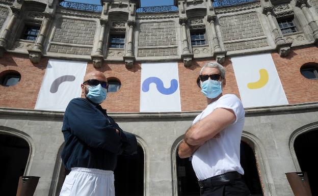 Azkuna Zentroa muestra en su fachada 'La llave del alma'