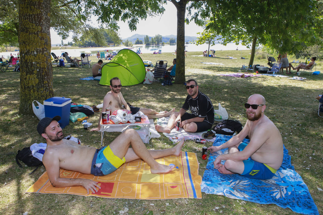 Otra jornada de «calor intenso» en Álava