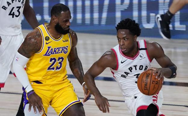 Los Raptors demuestran a LeBron James por qué son campeones