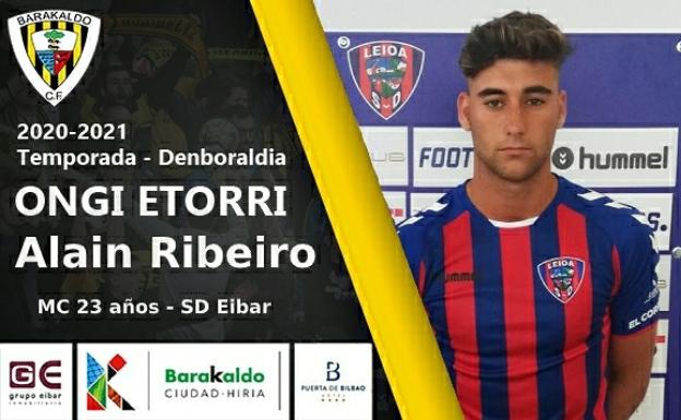 Alain Ribeiro refuerza la medular del Barakaldo