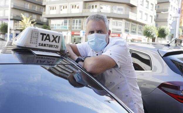 Los taxistas vizcaínos pierden hasta el 75% de su facturación por la crisis