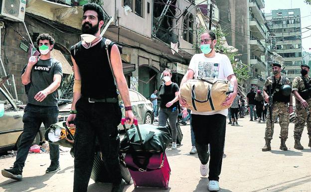 «Pensamos que era un bombardeo y había que huir»