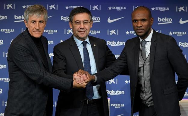 Barcelona anuncia salida de Éric Abidal de su puesto de secretario técnico del club
