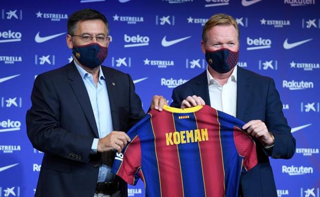 Koeman comienza en el Barça abriendo la puerta a quien no tenga hambre