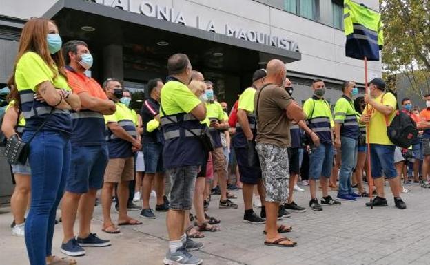 500 empleados de Acciona afectados por el cierre de Nissan exigen las mismas condiciones