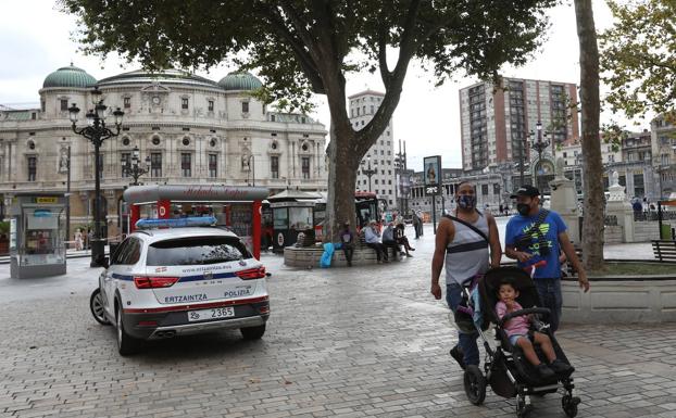 33 multas por no llevar mascarilla y 15 por hacer botellón en la 'no' Aste Nagusia