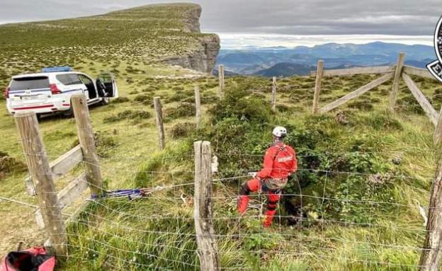 Hallan un cementerio de animales en una profunda sima en la Sierra Salvada