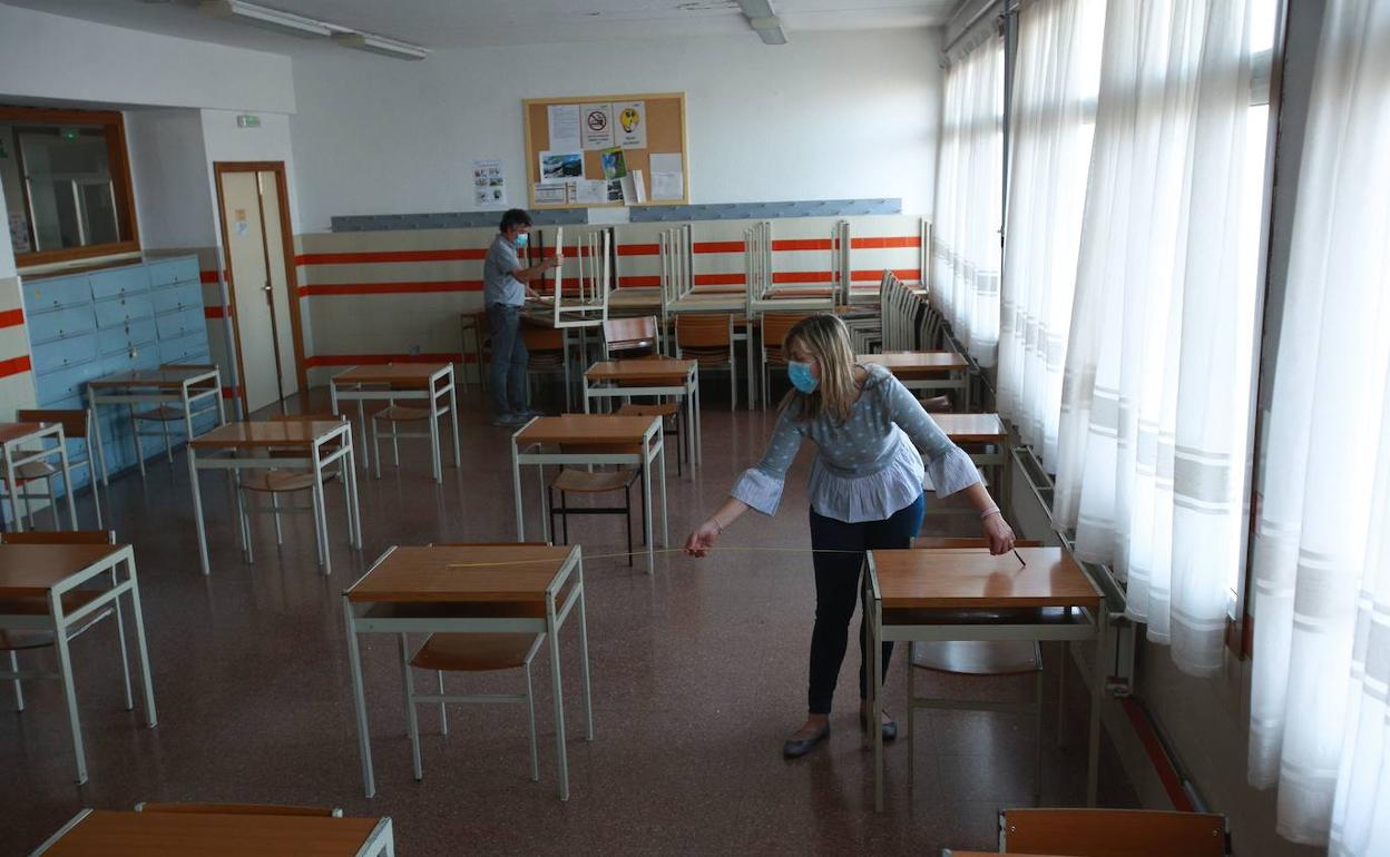 «Grupos burbuja» y vuelta a clase de forma escalonada