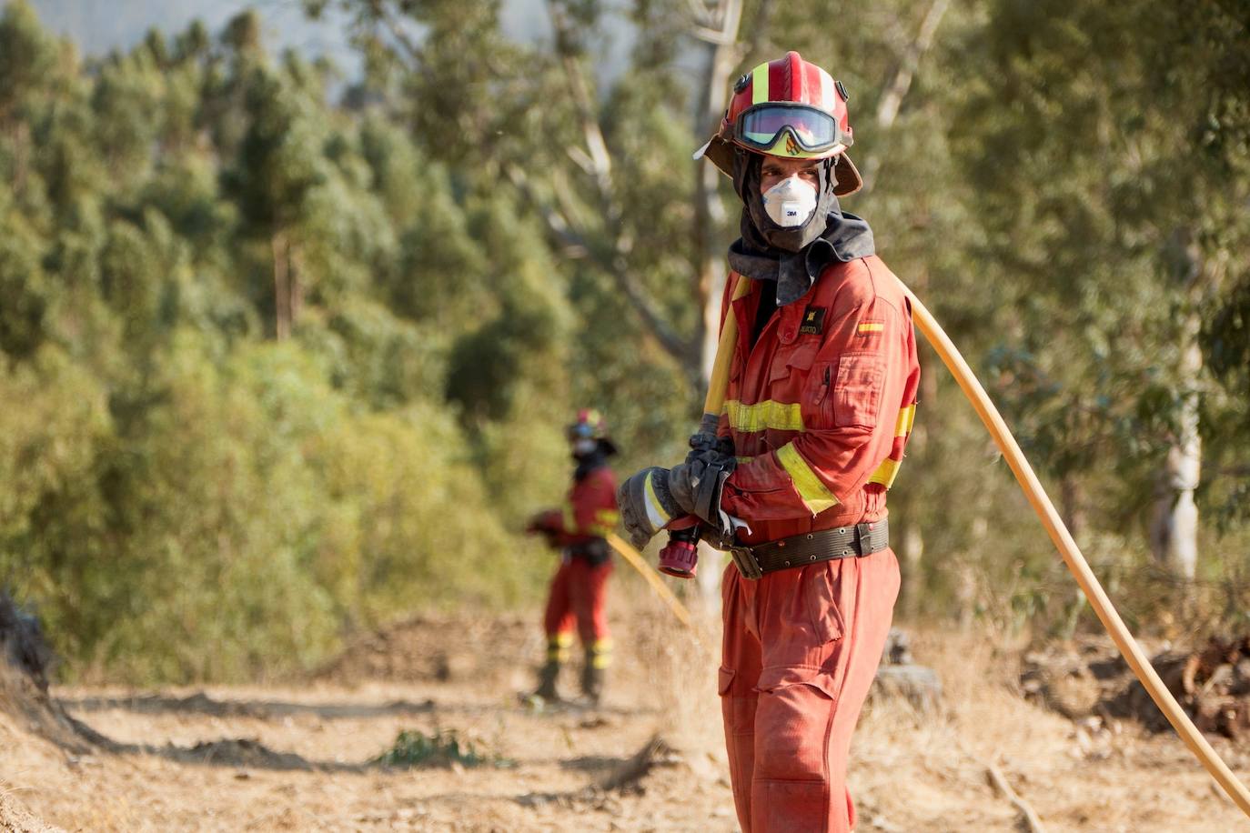 Las llamas en Huelva calcinan más diez mil hectáreas