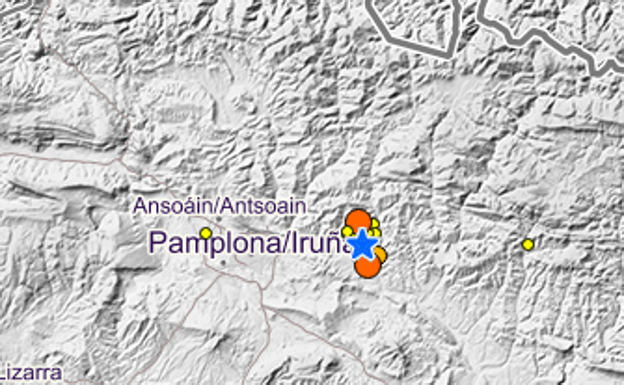 Dos terremotos, uno de ellos de 4 grados, agitan Navarra este domingo