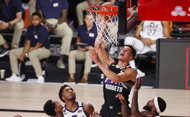 Épica remontada de los Nuggets ante Utah para alcanzar las semifinales