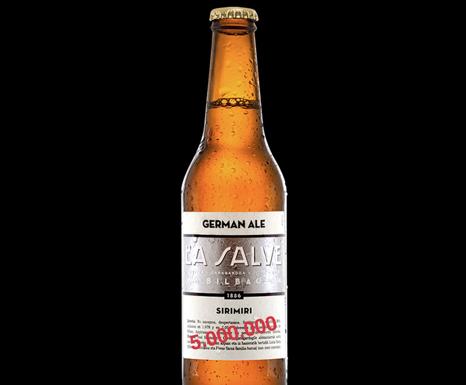 La Salve lanza su botella 5 millones con premio para quien la encuentre