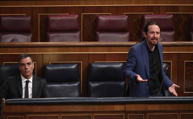 Unidas Podemos marca perfil propio en el Congreso en la antesala de los Presupuestos