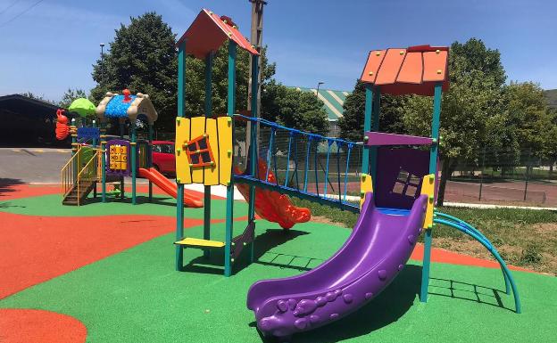 Abanto mejora el acceso al colegio Askartza Isusi con el refuerzo de una segunda entrada