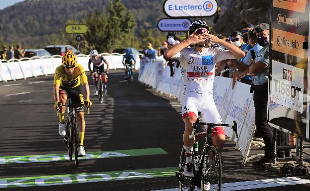 Pogacar y Roglic ejecutan a Bernal