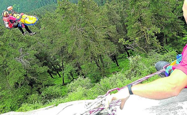 Los rescates de montaña en Bizkaia se triplican tras acabar el confinamiento