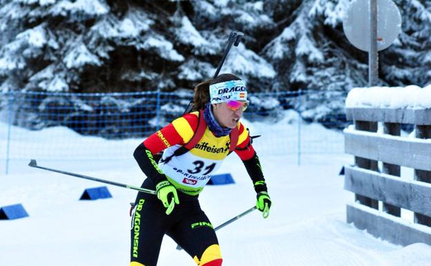 Victoria Padial se retira del biatlón a los 32 años y «sin haber cotizado ni uno»