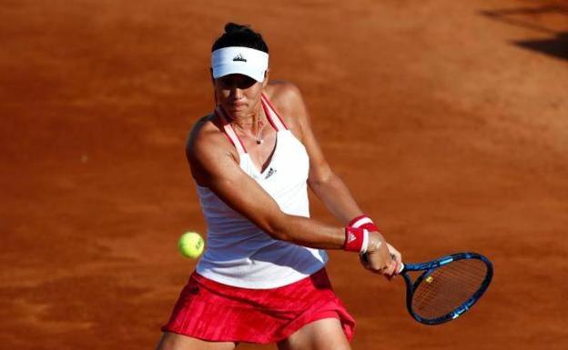 Garbiñe Muguruza supera a Konta y se cita con Azarenka en cuartos en Roma