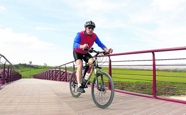 Álava se aficiona a las vías verdes tras el confinamiento