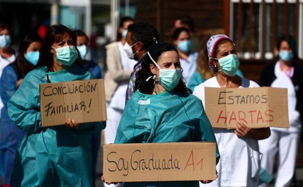 Los sanitarios exigen aparcar las luchas políticas en la gestión de la pandemia