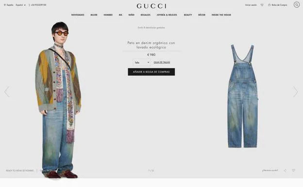 La nueva polémica de Gucci: su peto vaquero 'sucio' que cuesta casi 1.000 euros