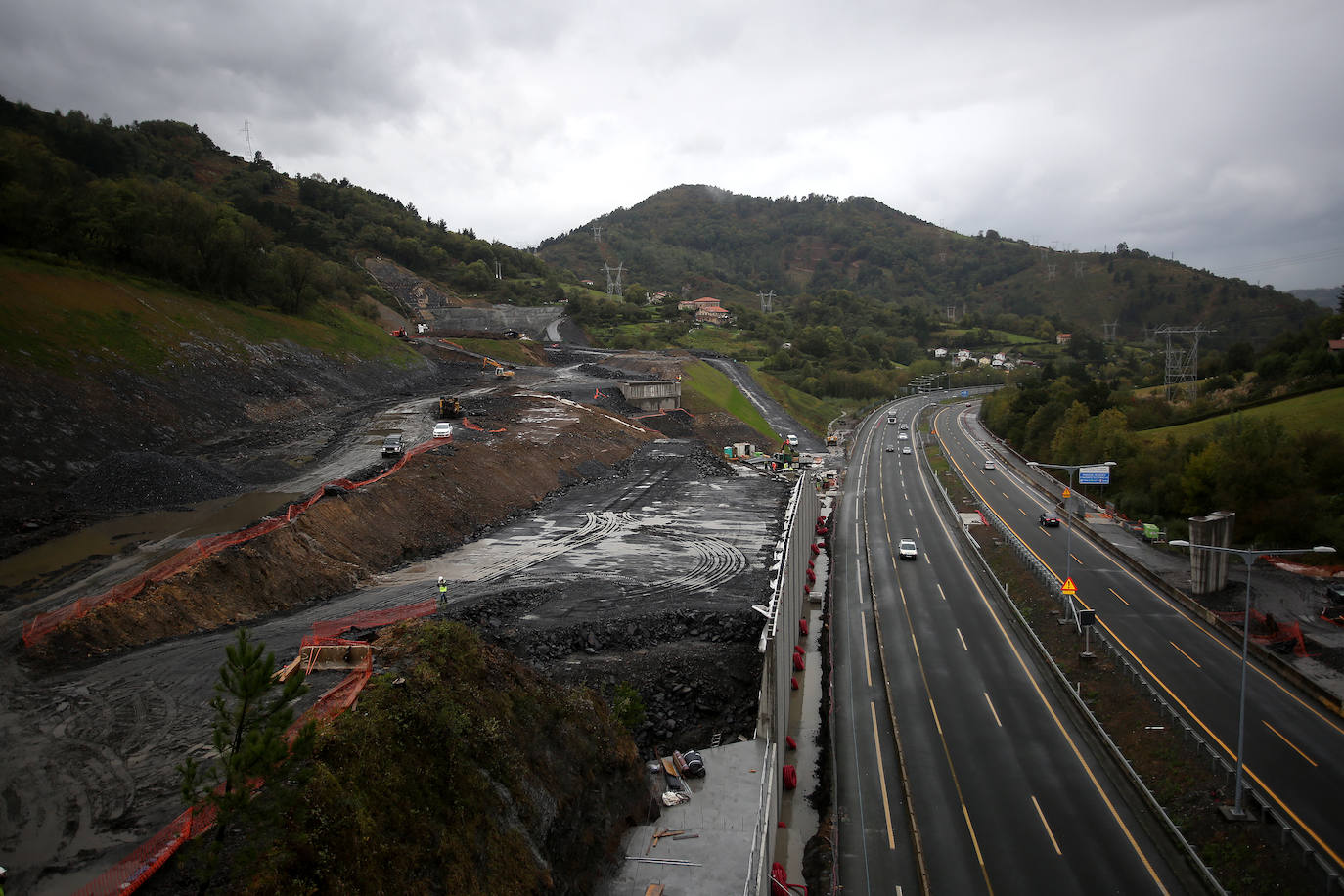 El avance de las obras en el túnel de Seberetxe, en imágenes