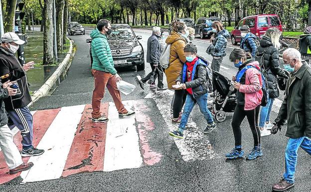 El atropello en Iturritxu de un escolar de 12 años eleva la tensión en el tramo desdoblado