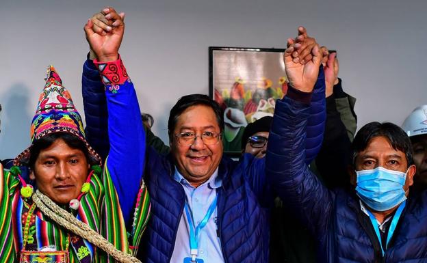 El candidato de Evo Morales vence la primera vuelta de las elecciones en Bolivia