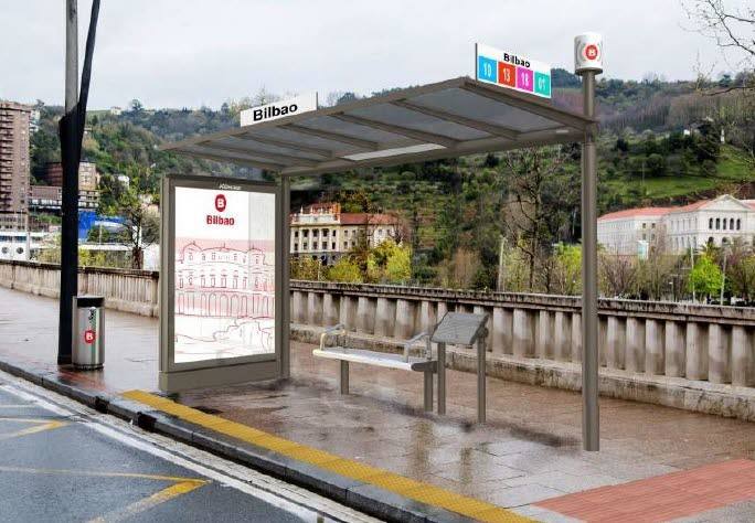 Bilbao corregirá los errores en euskera en las nuevas marquesinas de Foster