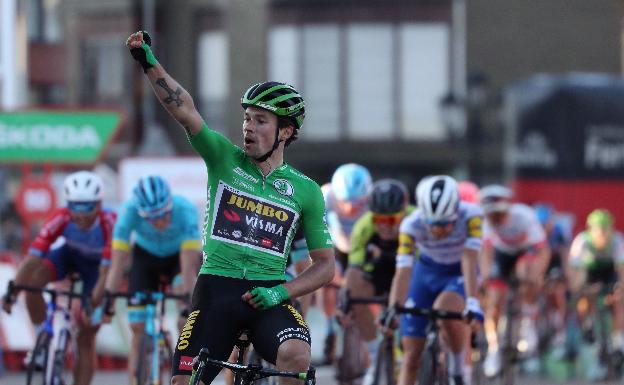 Tercera etapa y liderato de la Vuelta para el voraz Roglic