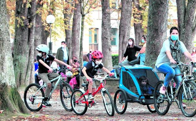 La 'capital del deporte' cambia de hábitos: más bici, en solitario y mejor al aire libre