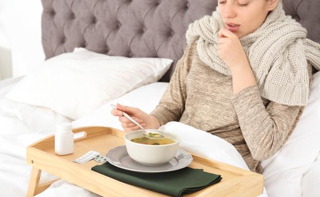 Mesa y mantel contra la gripe