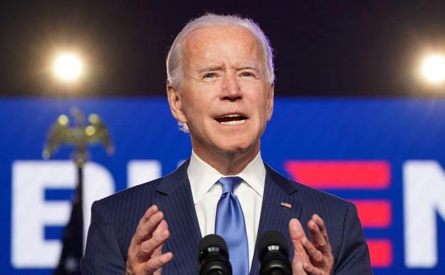 Biden segura que los números de su victoria son «claros», pero pide calma y confianza en la democracia