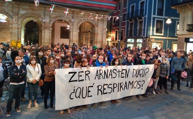 Durango pedirá a Lakua que reconozca la problemática del aire en la comarca