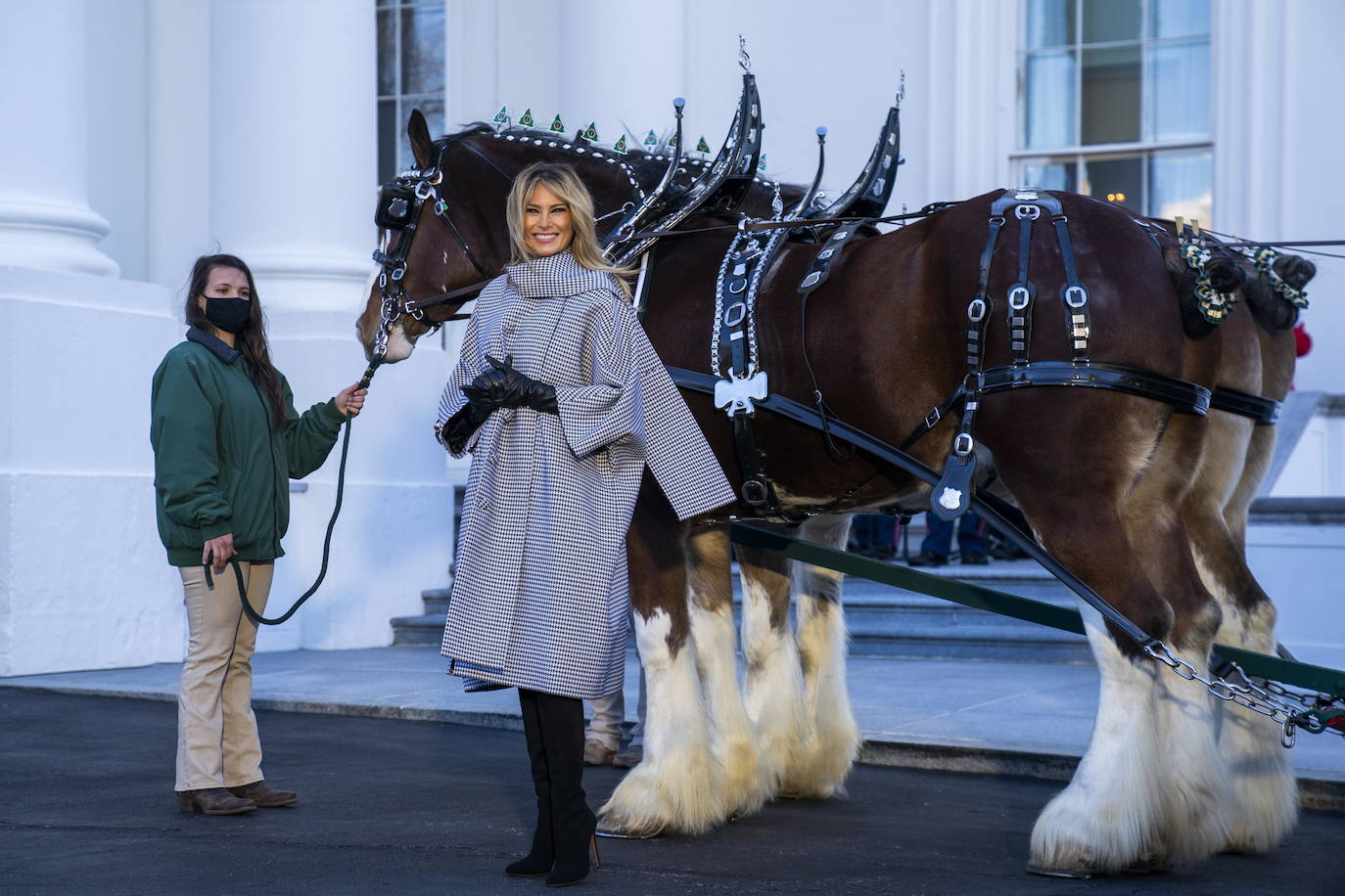 La última Navidad de Melania Trump en la Casa Blanca