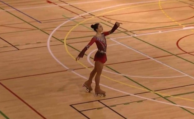 Vitoria brilla por partida doble en el Campeonato de España de patinaje artístico