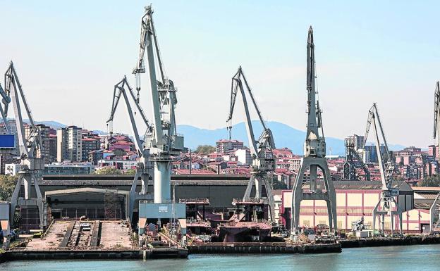 Mañana comienza el proceso de liquidación por trozos del astillero La Naval de Sestao